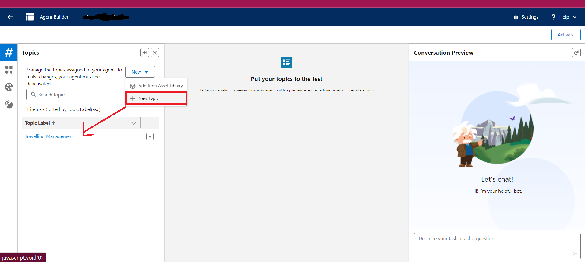 Steps to Create a Basic Service Agent - Step 5