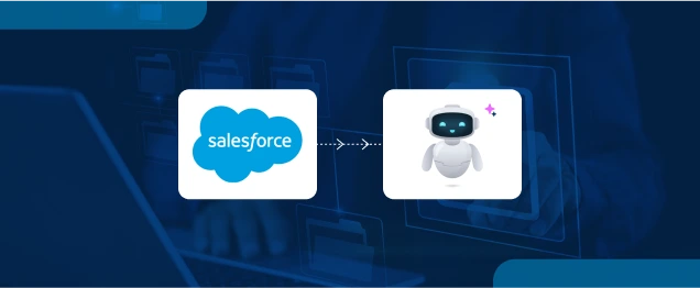 How can you connect your Salesforce to AI for Help or Query something