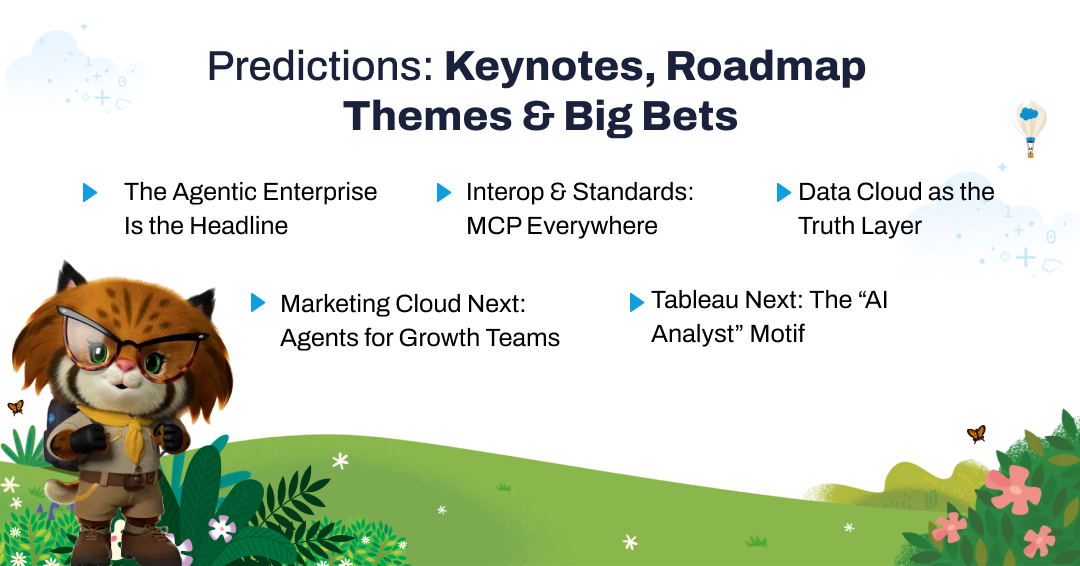 Predictions: Keynotes, Roadmap Themes & Big Bets