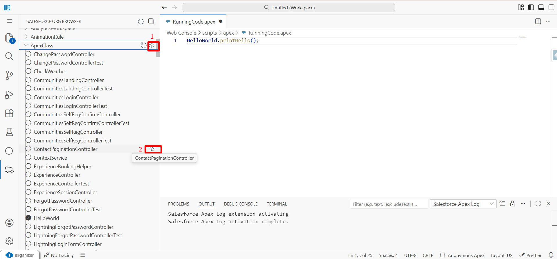 Retrieve and Manage Step 3
