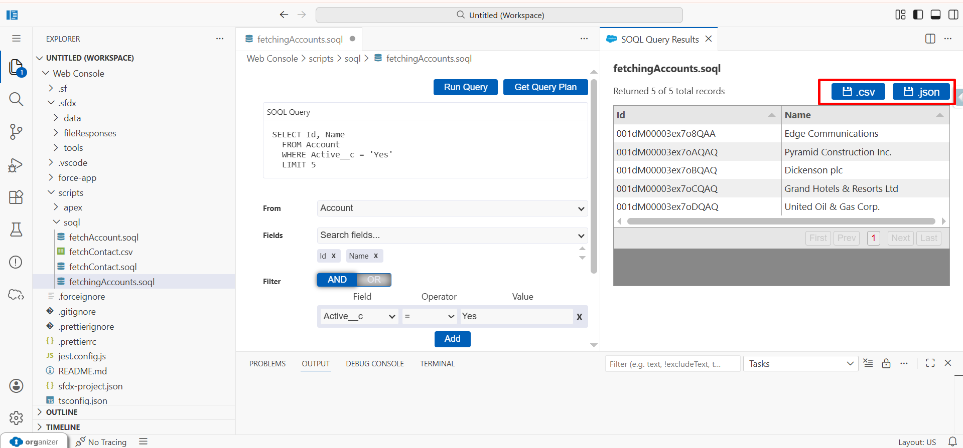 Steps to use SOQL Builder.1