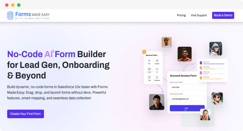 Forms website banner image