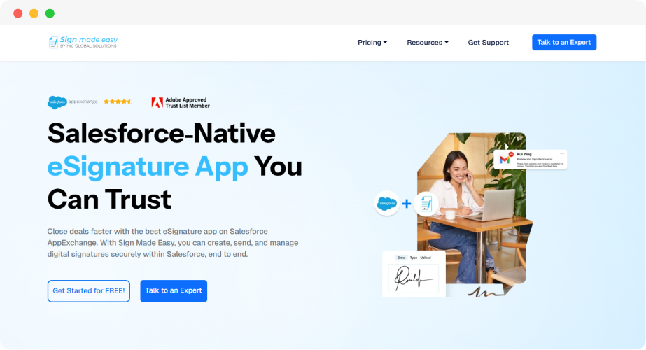Sign website image