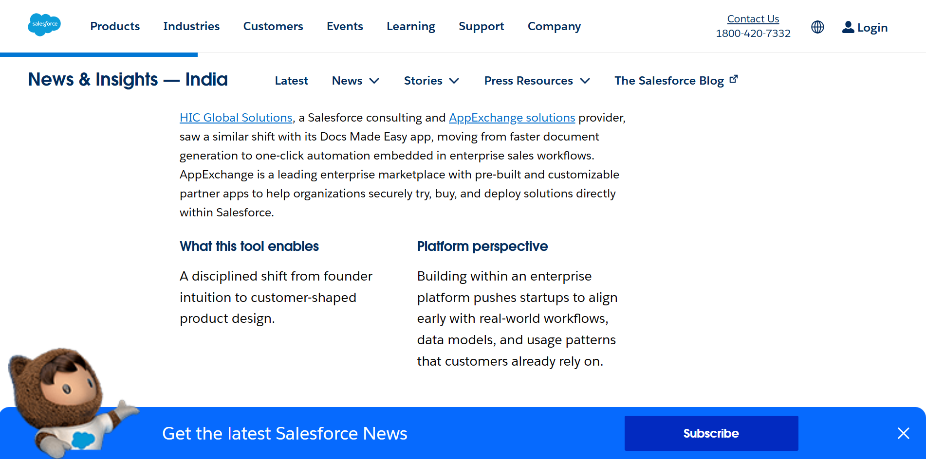 HIC Global Solutions featured in Salesforce's A Founder's Toolbox for 2026 — Tool 1